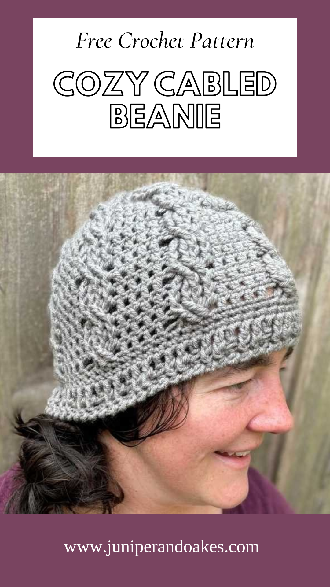 Cozy Cabled Beanie Hat | FaveCrafts.com