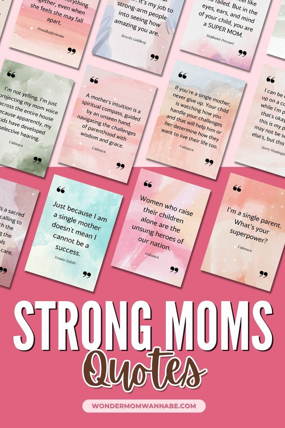 40 Strong Moms Quotes To Inspire And Encourage You | AllFreePaperCrafts.com