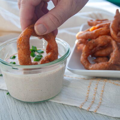 Zesty Beer Battered Onion Rings