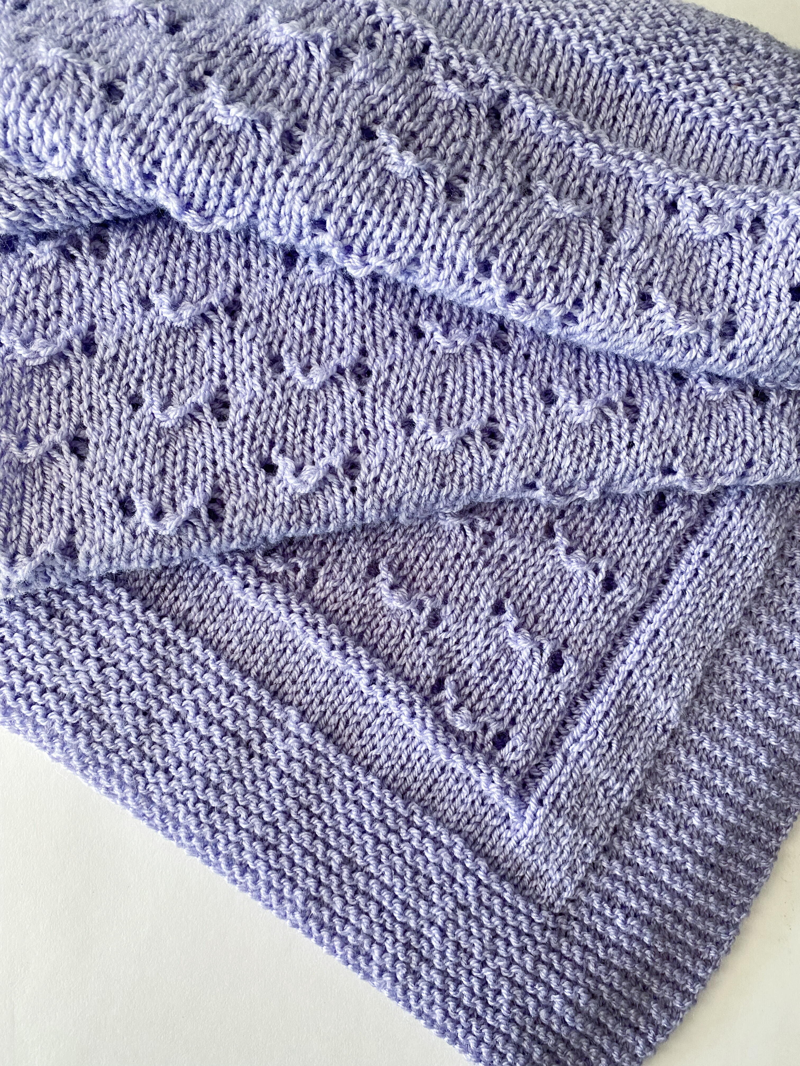 Baby Steps Baby Blanket | AllFreeKnitting.com