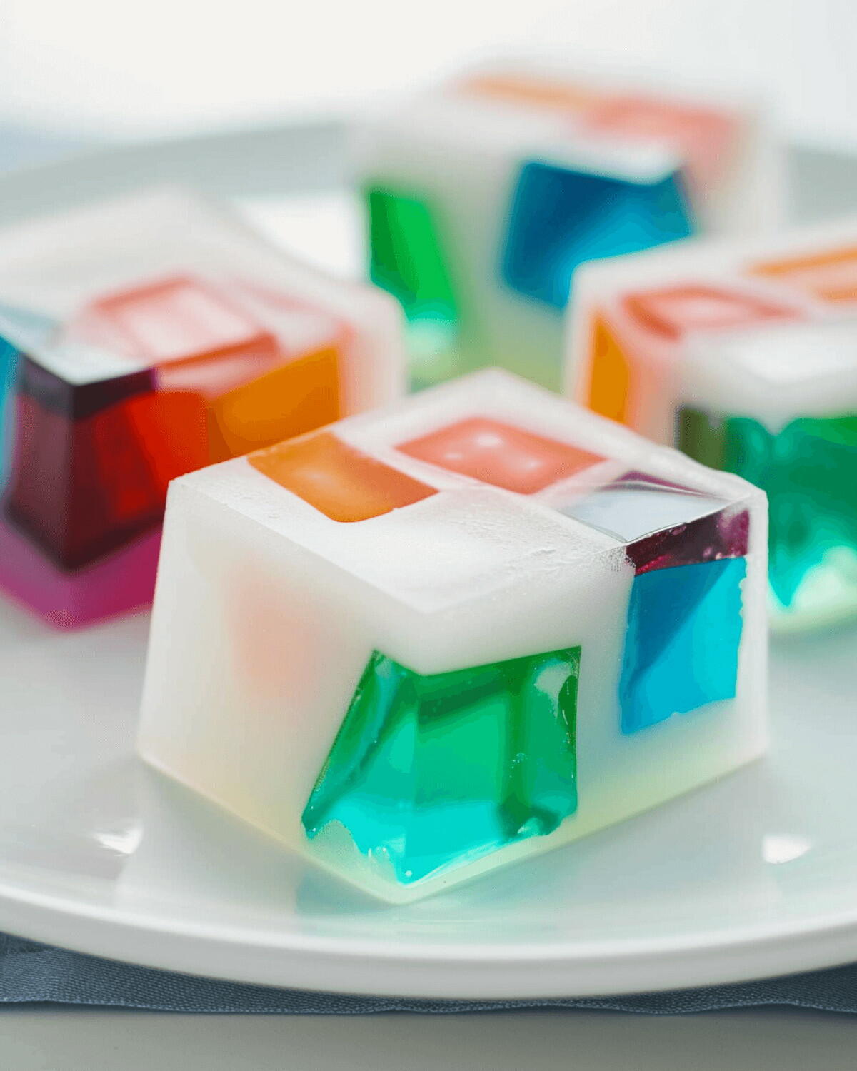 Mosaic Jello (milk Jello)