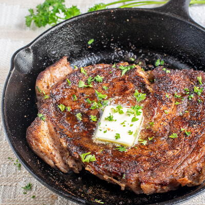 Blackened Ribeye Steak