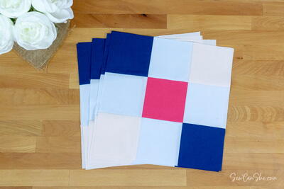 Simple Nine Patch Quilt Block Pattern
