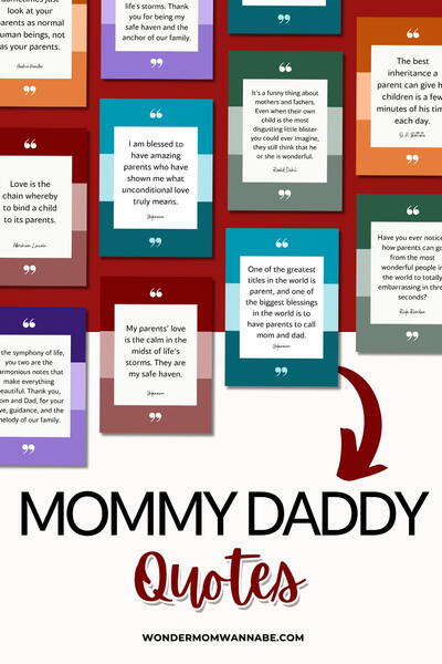 45 Mommy Daddy Quotes And Messages To Show Your Love