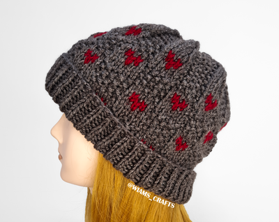 Hearts Checkered Hat