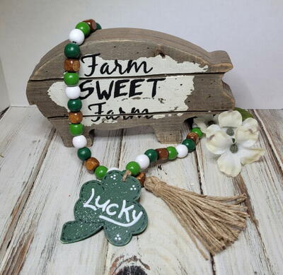 St. Patrick's Lucky Beaded Garland