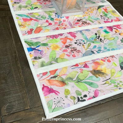 Spring Meadow Quilted Table Runner Pattern