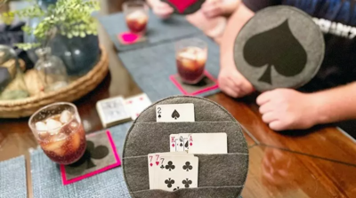 DIY Playing Card Holders for Family Game Night