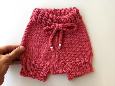 Knit Baby Diaper Cover 