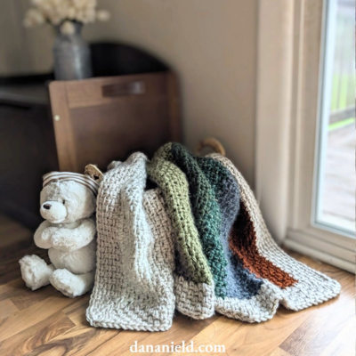 Cozy Single Crochet Spike Stitch Baby Blanket