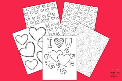 Free Valentine’s Day Coloring Pages For Kids And Teens