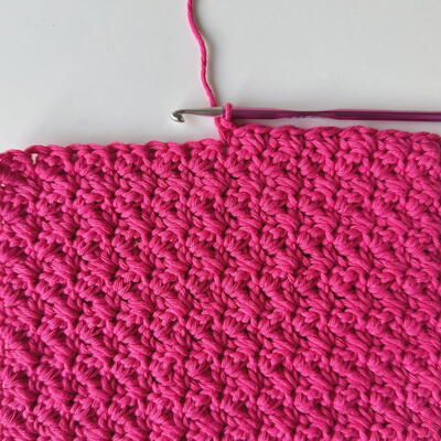 Thicket Stitch Washcloth: Easy Crochet Washcloth Pattern