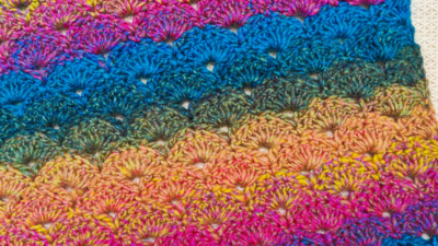 Simple Fancy Crochet Shell Blanket