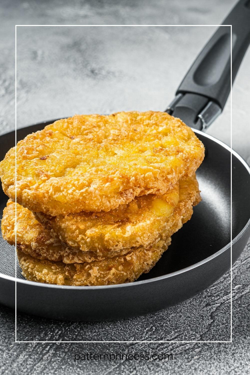 How To Cook Crispy Frozen Hash Browns Patties | FaveSouthernRecipes.com