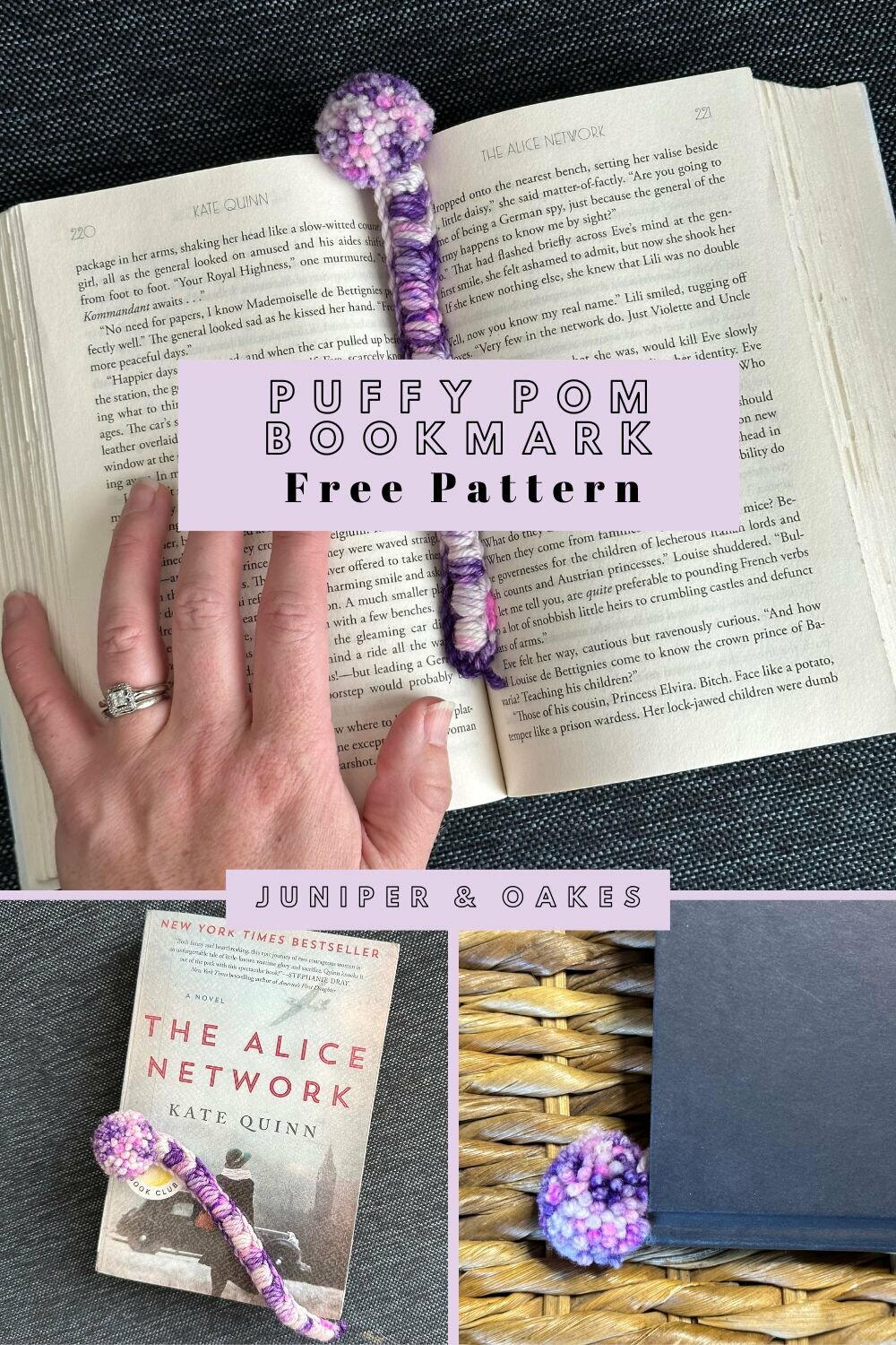 Puffy Pom Bookmark | FaveCrafts.com