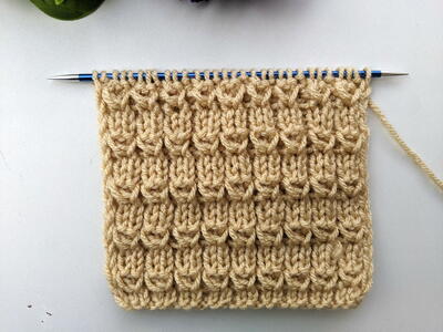 Knit 2×1 Ribbing Stitch