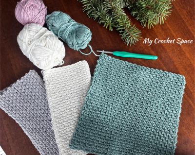 Beginner Crochet Washcloth