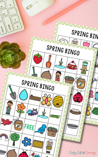 Spring Bingo Printable