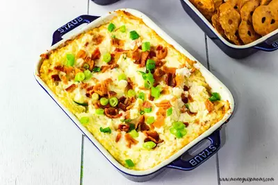 Hot Cheese Dip With Bacon