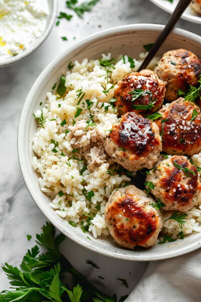 The Best Greek Chicken Meatballs