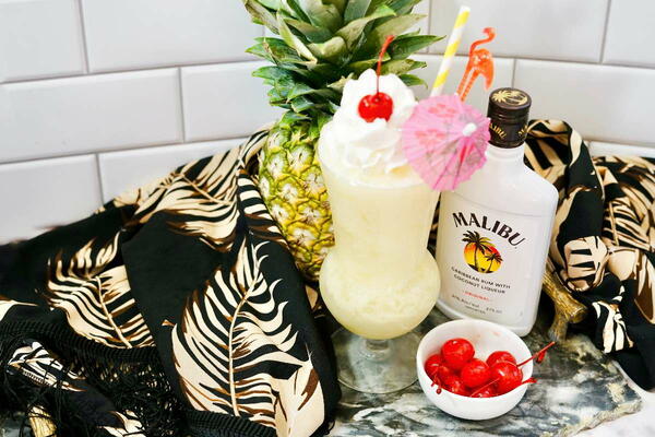 Cool And Creamy Colada Malibu Drink Recipe | DIYIdeaCenter.com