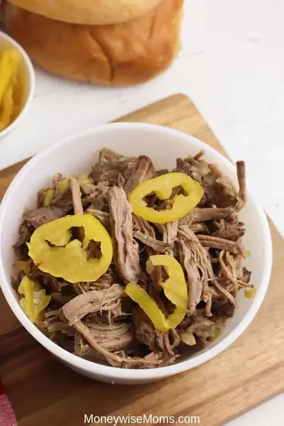 Slow Cooker Italian Beef For Sandwiches