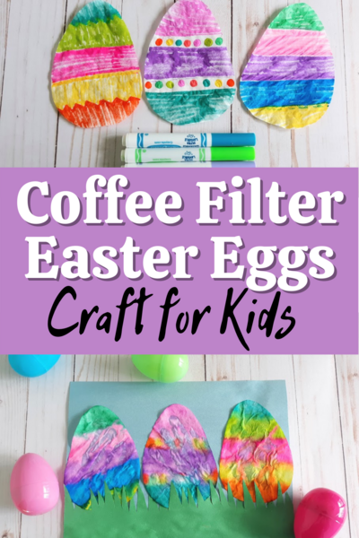 Coffee Filter Easter Egg Craft
