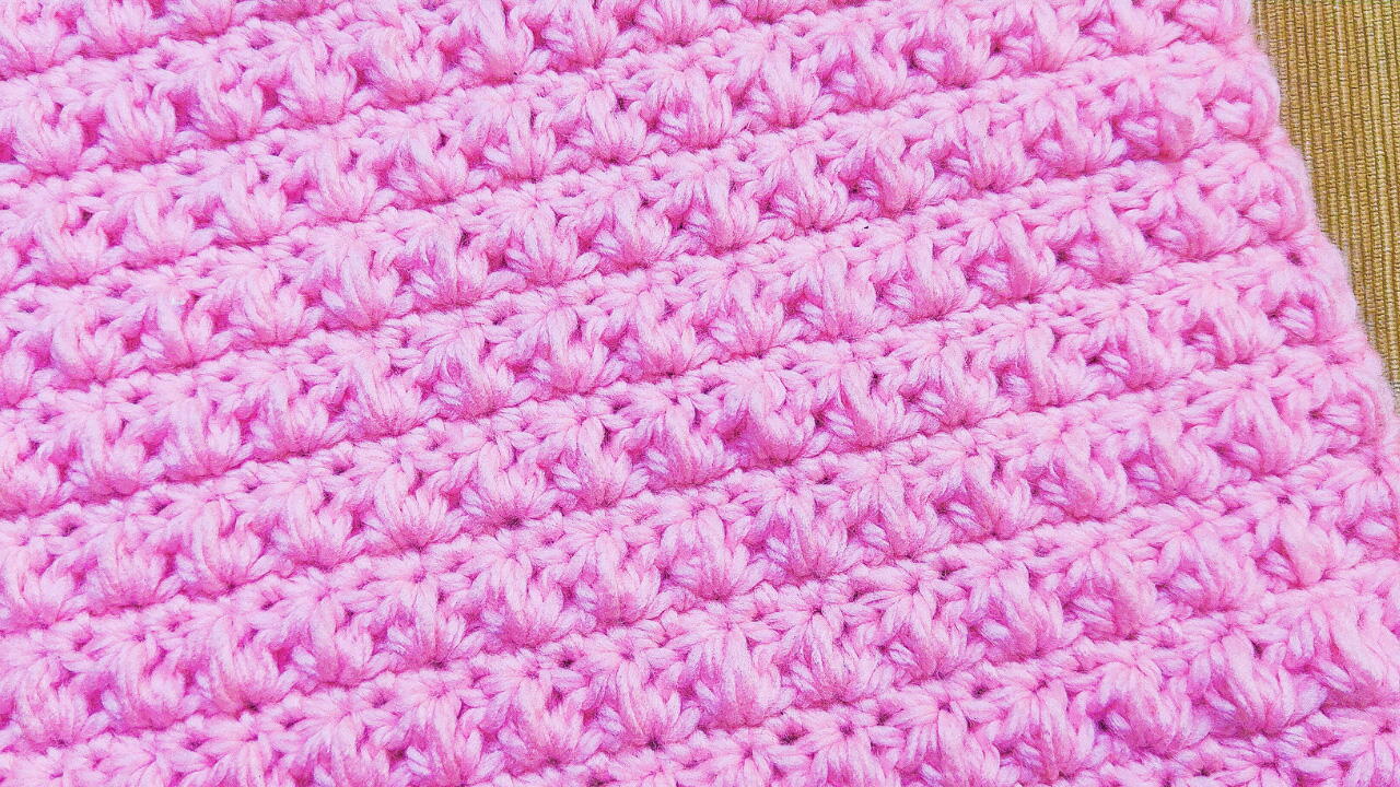 Simple And Easy Mixed Cluster Crochet Blanket ...