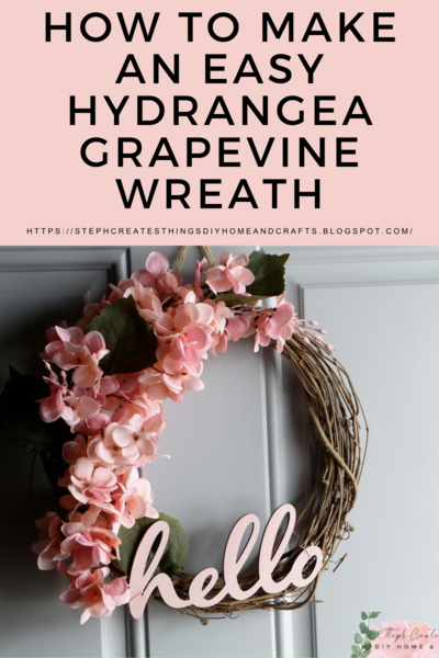 How To Make An Easy Hydrangea Grapevine Wreath