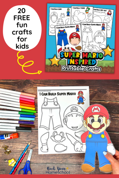 Super Mario Crafts For Fun Activities For Kids