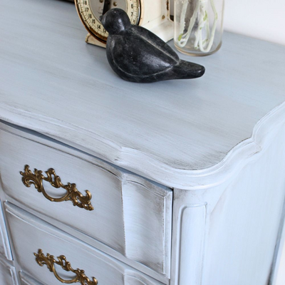 French Provincial Dresser Makeover | CheapThriftyLiving.com French Provincial Dresser Makeover | CheapThriftyLiving.com