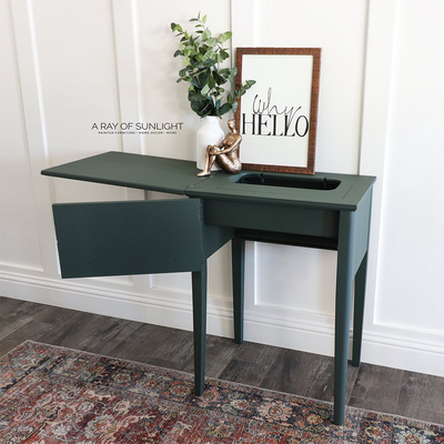 Forest Green Sewing Table