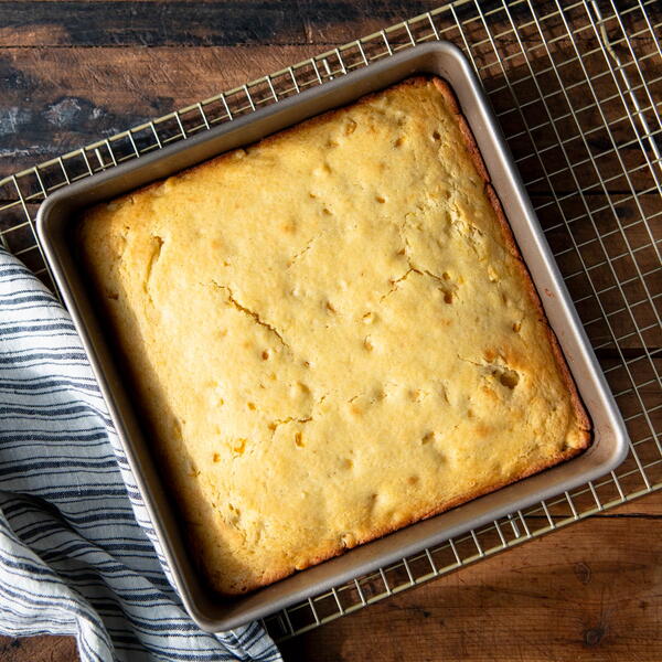 Sweet And Fluffy Cornbread With Corn | FaveSouthernRecipes.com
