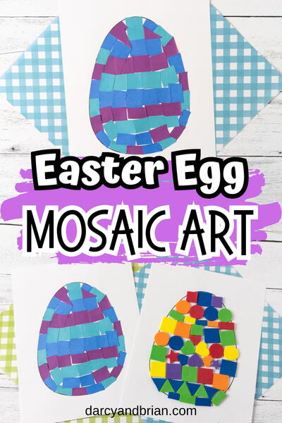 Easter Egg Mosaic Art