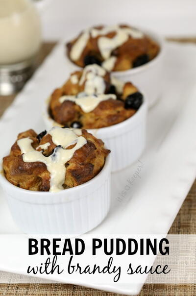 Bread Pudding With Brandy Sauce
