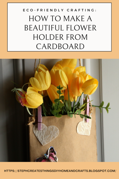 Eco-friendly Crafting: How To Make A Beautiful Flower Holder From Cardboard