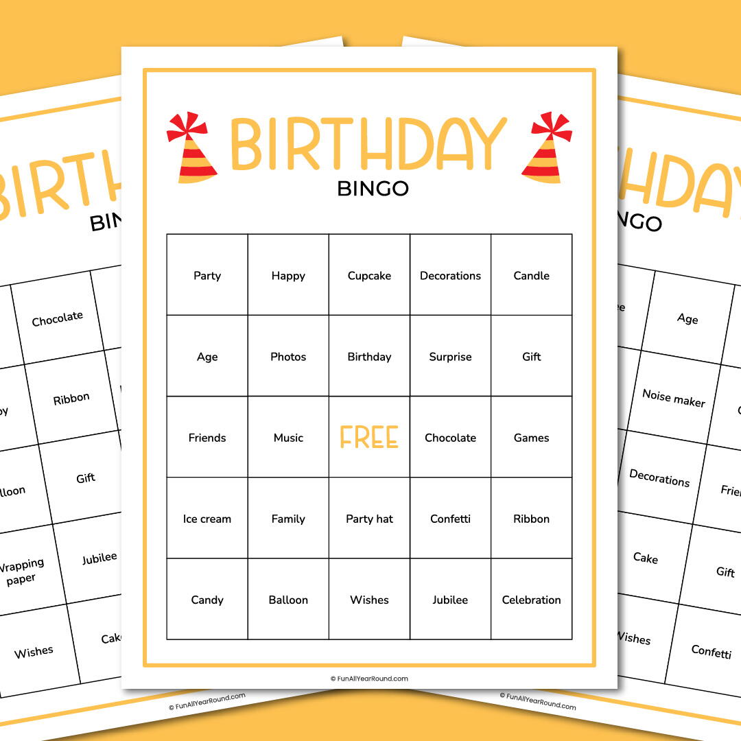 Birthday Bingo 