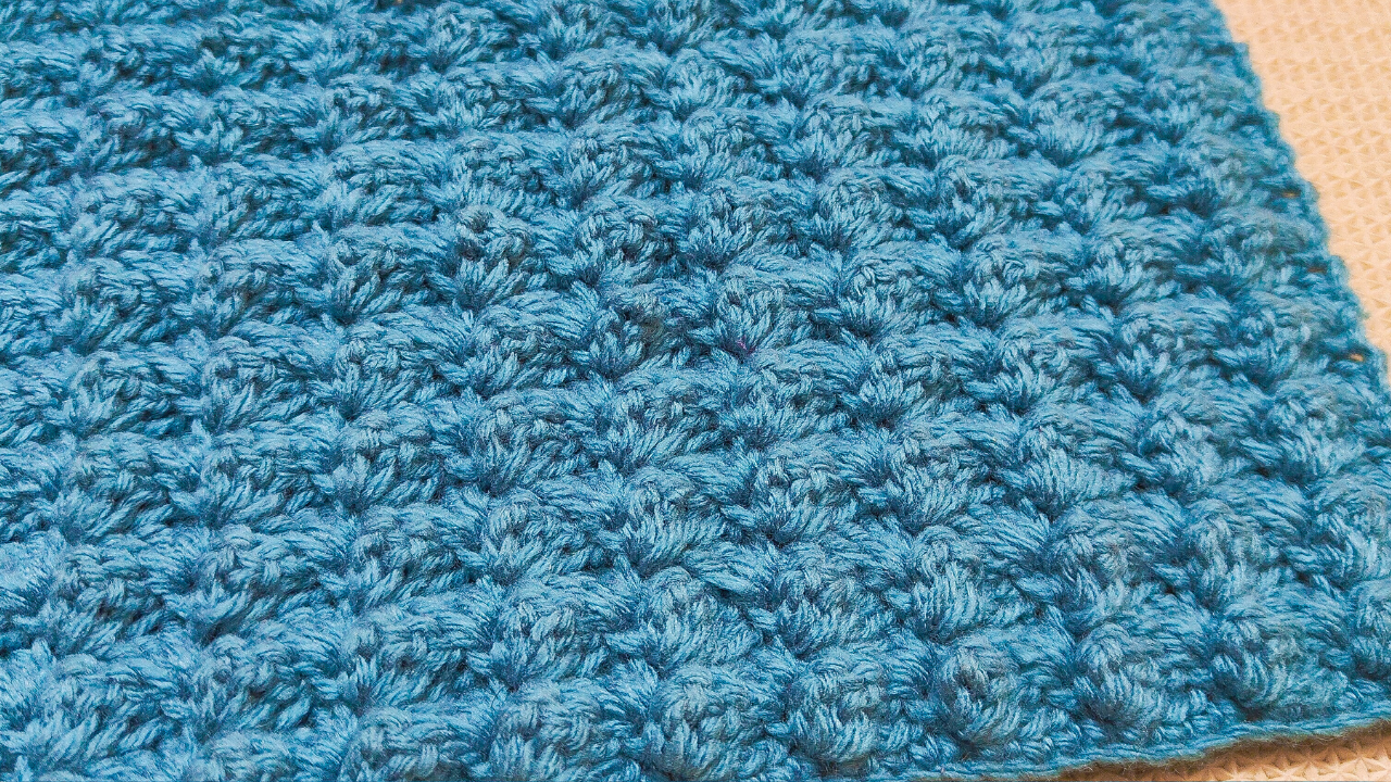 Super Easy One Row Repeat Crochet Texture Blanket 