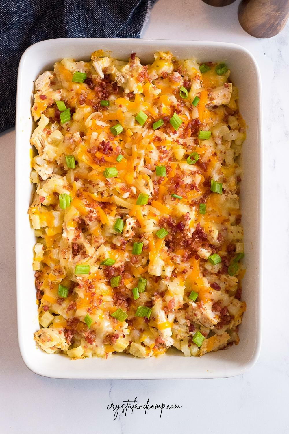 Easy Chicken Potato Casserole | AllFreeCasseroleRecipes.com