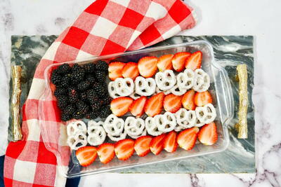 Red White And Blue Summer Fruit Board