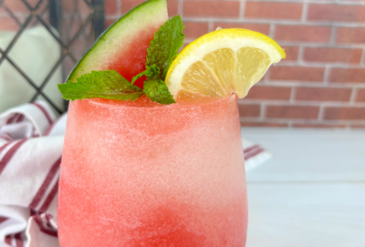 Summer Watermelon Lemonade Frozen Cocktail
