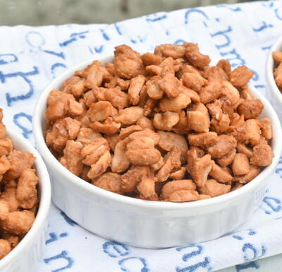 Maple Candied Peanuts
