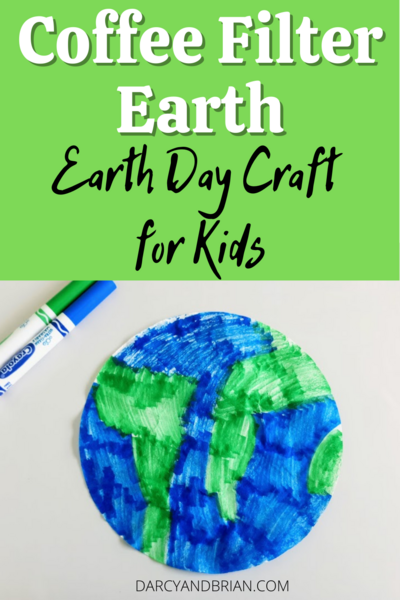 Earth Day Coffee Filter Art
