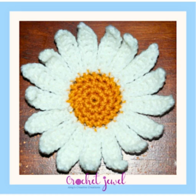 Crochet Daisy Flower