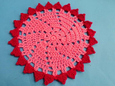 Sprial Doily Round Placemat