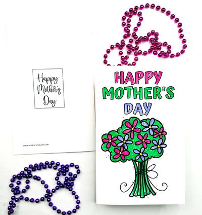 5 Free Printable Mother’s Day Cards To Color