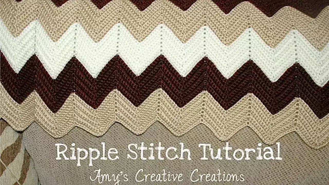 Crochet Ripple Chevron Afghan | FaveCrafts.com