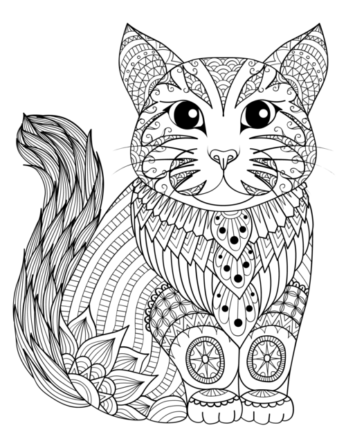 Animal Coloring Pages For Adults