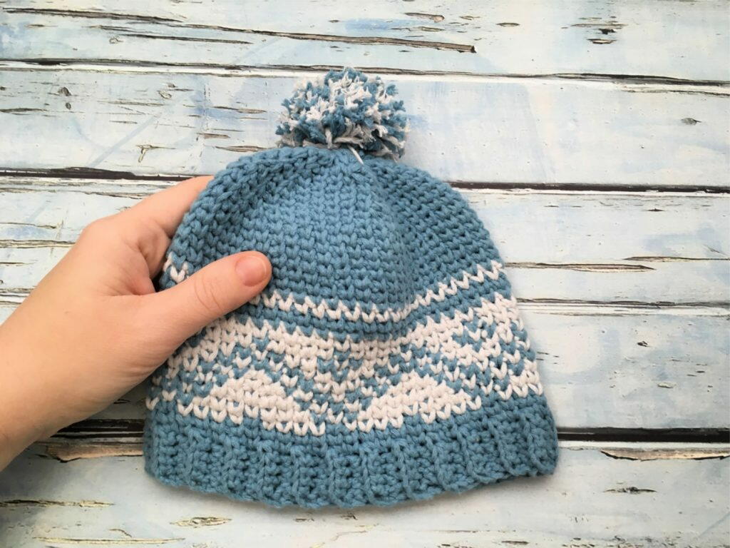 Fair Isle Baby Hat 