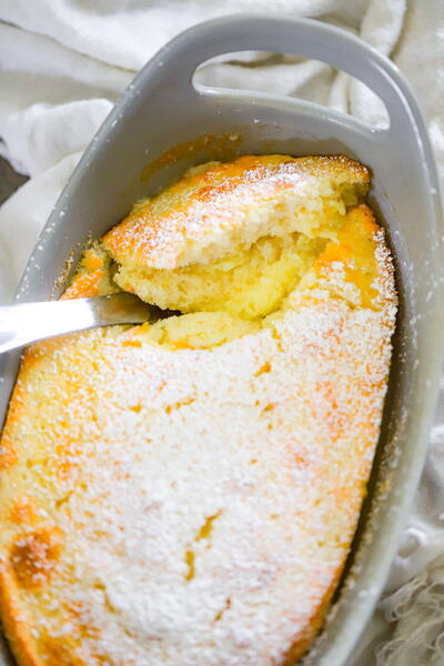 Fluffy Lemon Pudding Cake